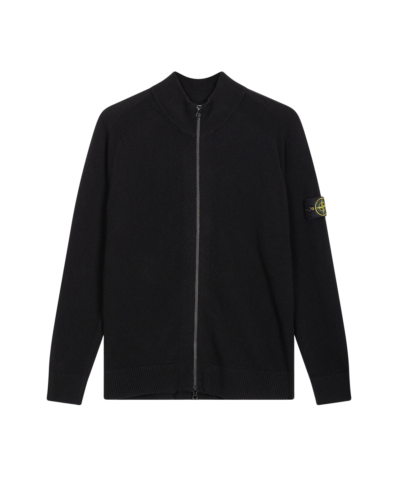 Stone Island Knit jacket with zipper Black Men – MAXIMILIAN.it