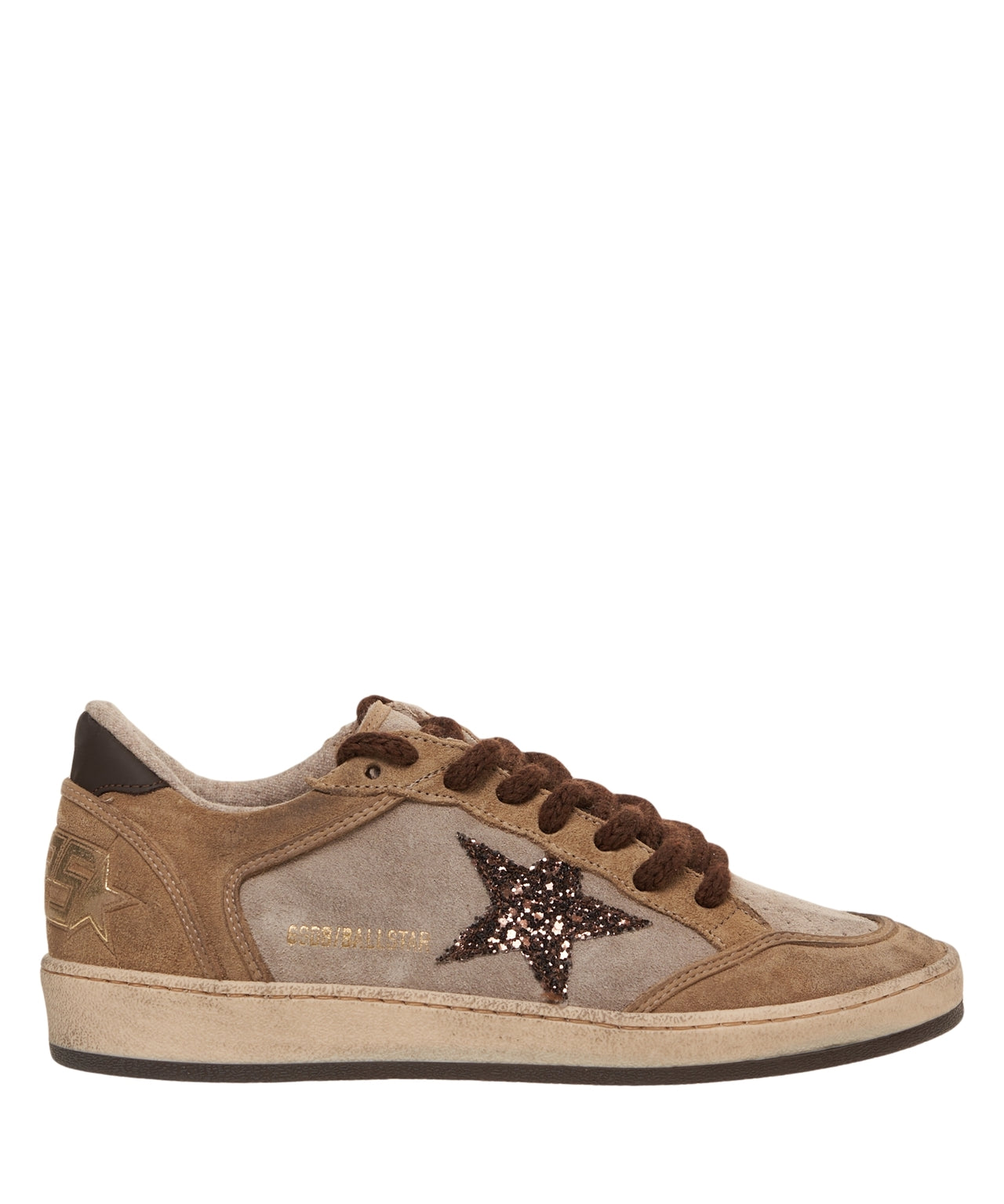 Golden Goose Sneakers 'Ballstar Double Quarter' Brown Women