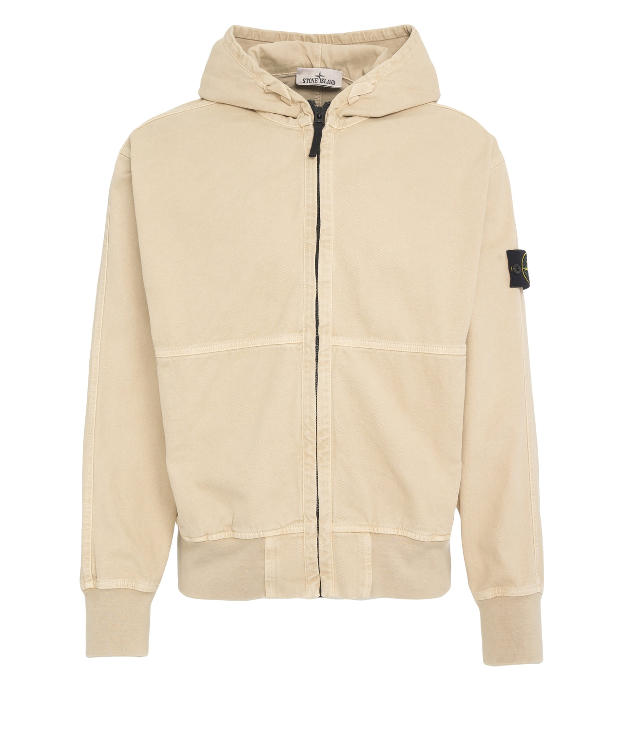 Stone Island Hoodie with zipper Beige Men – MAXIMILIAN.it