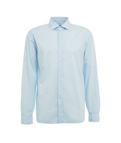 Camicia in cottone #blu