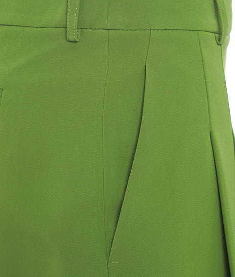 Minigonna con pieghe #verde