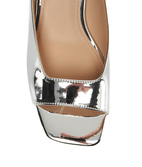 Sandali in specchio "Kai" #argento