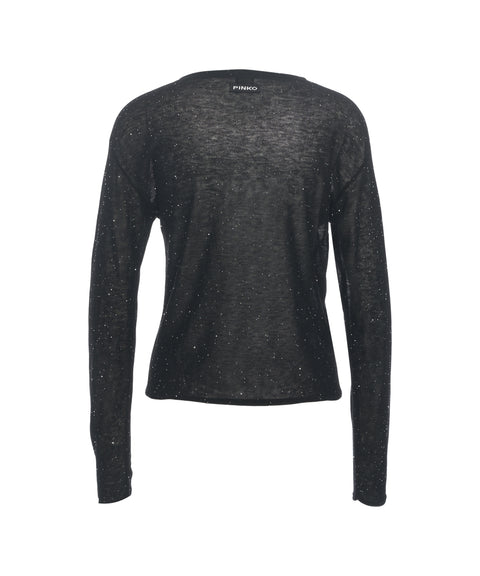 Pullover mit Glitzerfinish 'Salomone'