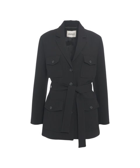 Giacca con cintura in vita