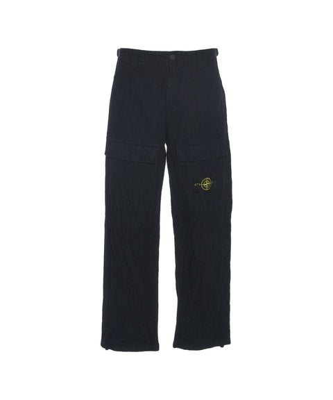 Pantaloni cargo con logo