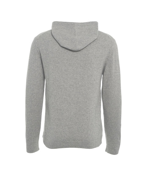 Maglione in cashmere con cappuccio