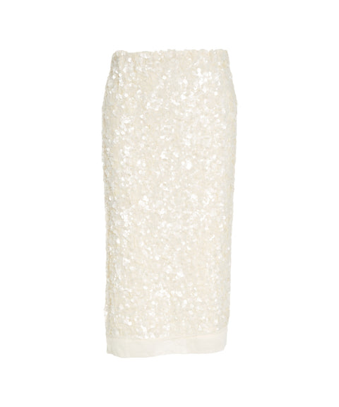 Midi skirt with sequins 'Shiny'