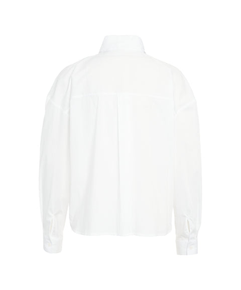 Bluse mit Schleifenkragen