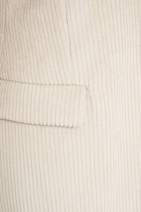 Blazer in velluto a coste