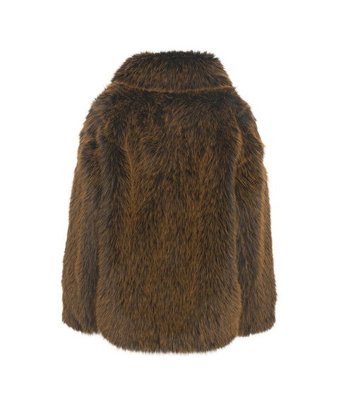 Cappotto in pelliccia sintetica