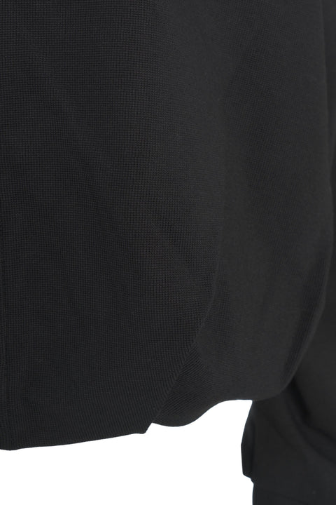 Felpa cropped con zip