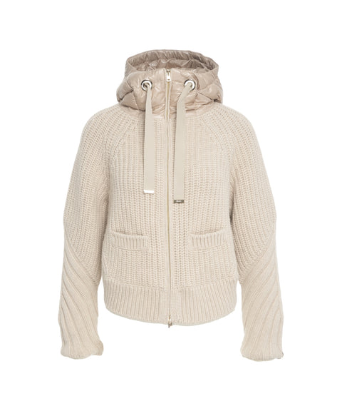 Cardigan con imbottitura