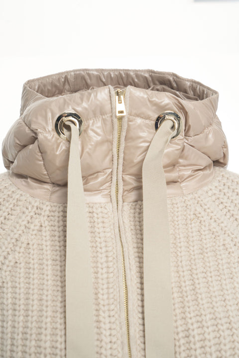 Cardigan con imbottitura