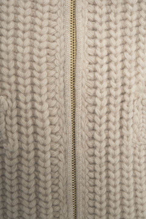 Cardigan con imbottitura