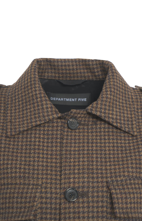 Jacke mit Hahnentrittmuster