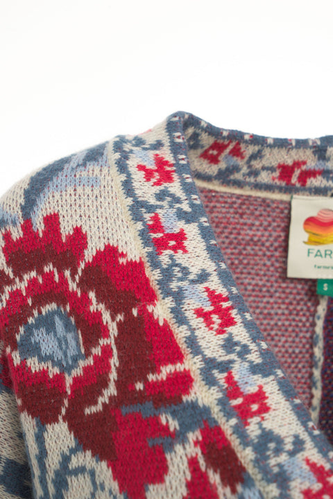 Cardigan stile ethno