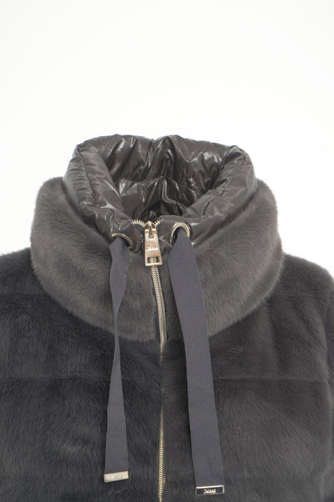 Piumino in ecopelliccia