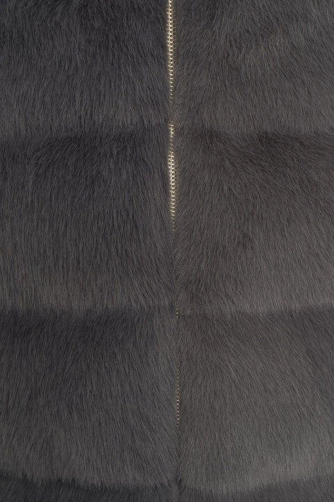 Piumino in ecopelliccia