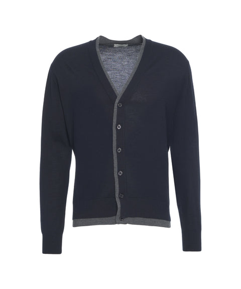 Cardigan in maglia fine