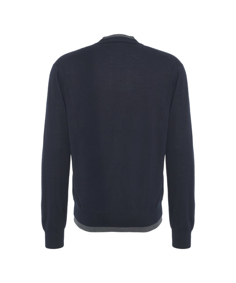 Cardigan in maglia fine