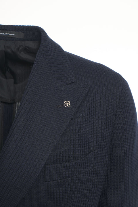 Blazer doppiopetto in maglia