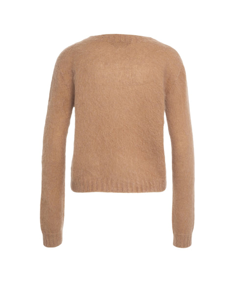 Maglia in mohair misto