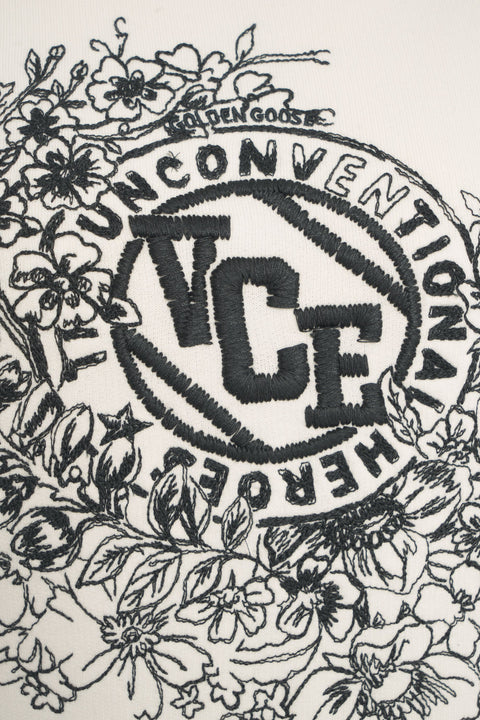 Felpa con stampa logo