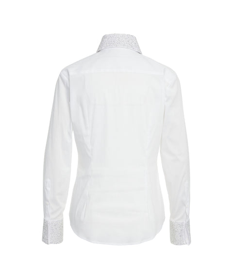 Bluse mit Strass-Applikation