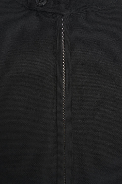 Giacca in maglia con collo alto