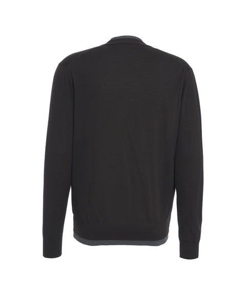 Cardigan in maglia fine