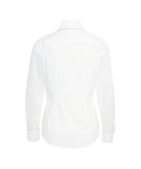 Bluse mit Strass-Applikation