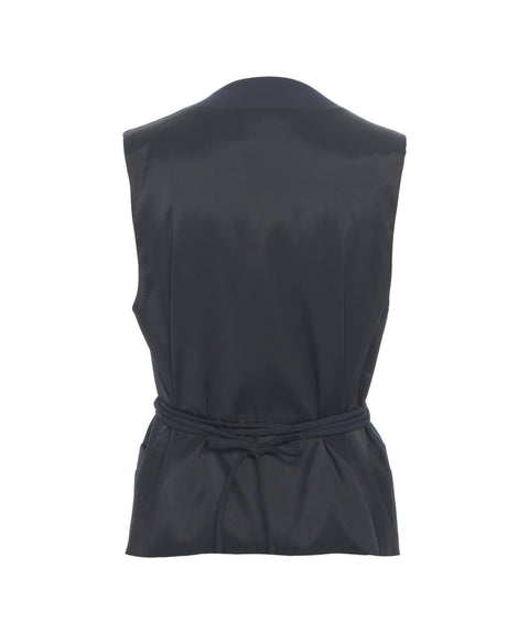 Gilet con cintura in vita 'Antonina'