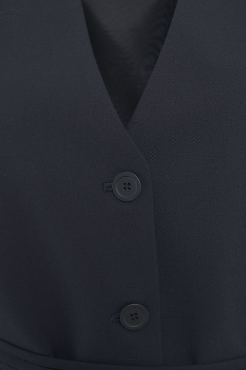 Gilet con cintura in vita 'Antonina'