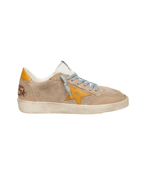 Golden Goose Sneakers scamosciate 'Ball Star' Beige Uomo