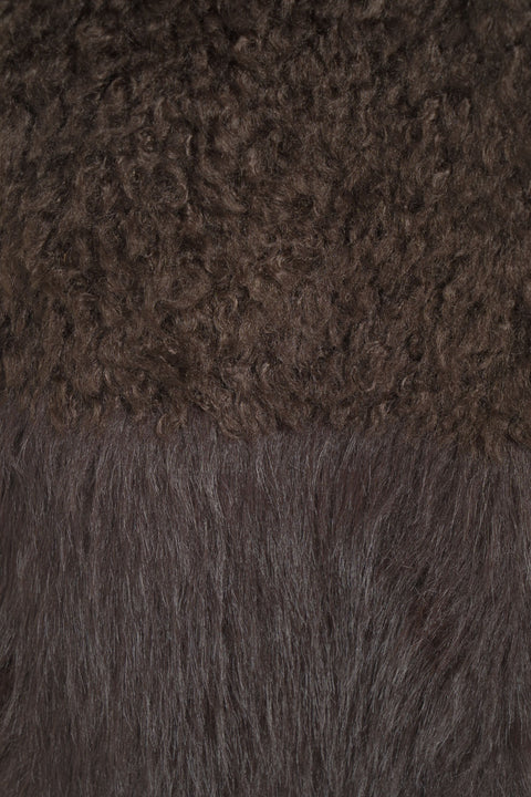 Cappotto in ecopelliccia