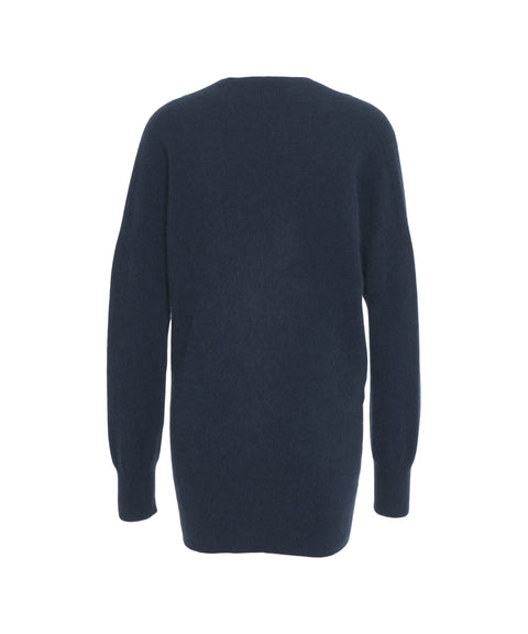 Cardigan in lana di procione