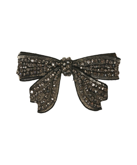 Broche mit Pailletten und Strass