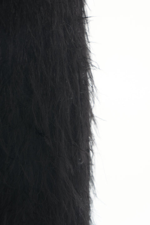 Abito in effetto pelliccia