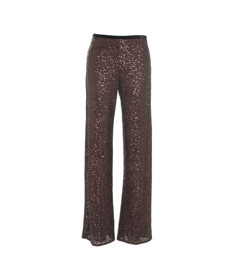 Pantaloni con paillettes