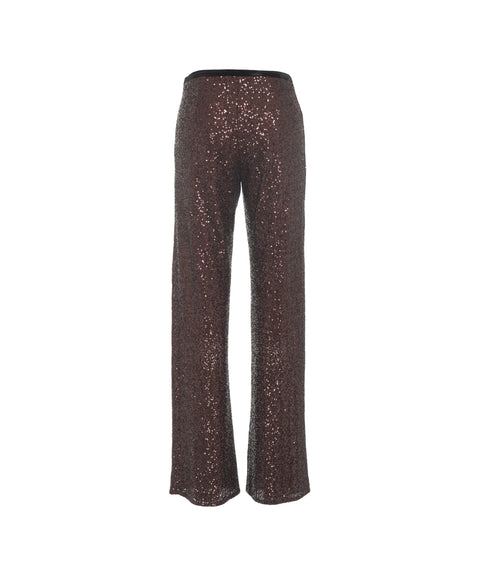 Pantaloni con paillettes