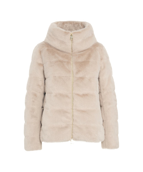 Giacca in pelliccia sintetica