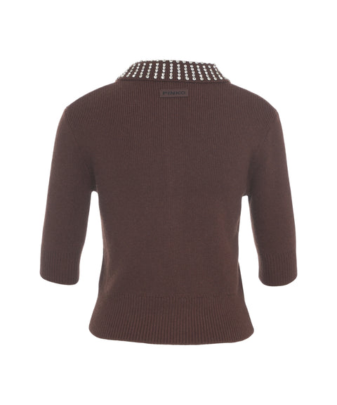 Pullover with Rhinestones 'Emilia'