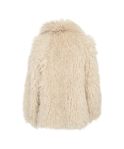 Giacca in ecopelliccia