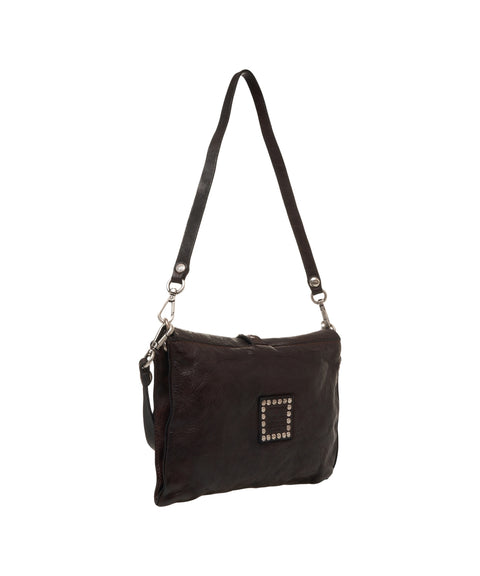 Borsa a tracolla con dettaglio borchie