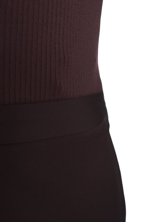 Midi dress con collo alto