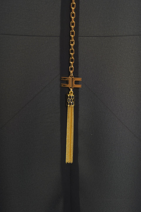 Blusa con dettaglio catena