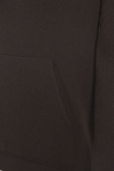 Maglione in cashmere con cappuccio