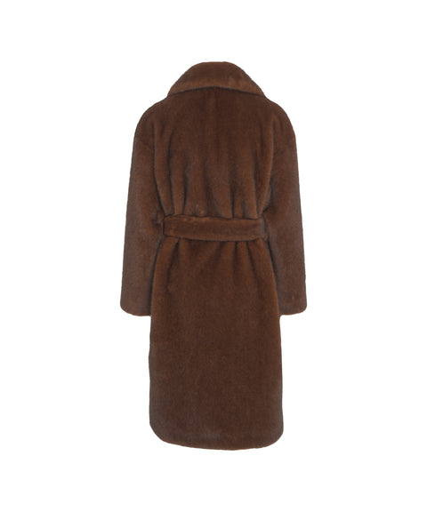 Cappotto in ecopelliccia