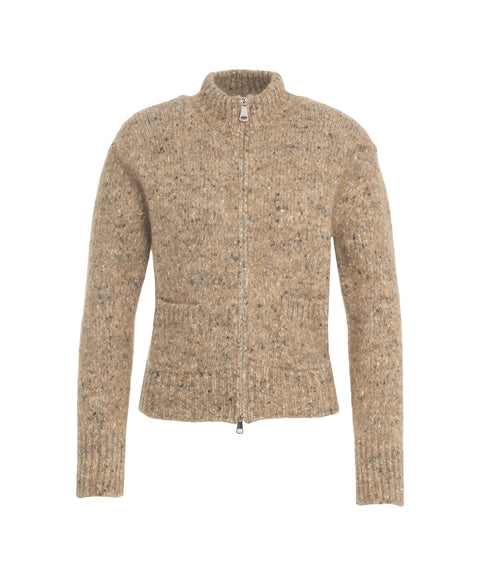 Cardigan con zip