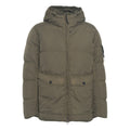 Hooded down jacket